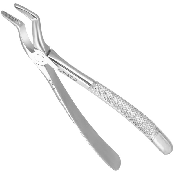 Щипцы для удаления зубов с разрушенным корнем узкие ЭУРМЕД 04-074-00