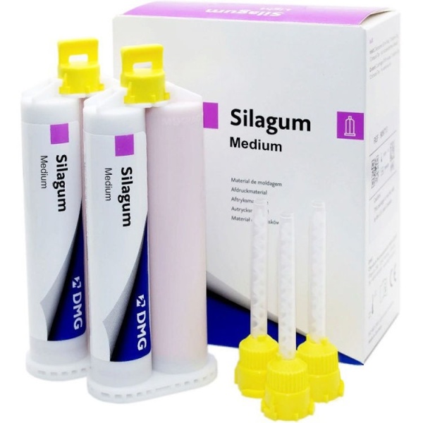 Силагум Медиум (Silagum Medium) А-силикон средней вязкости 2х50мл DMG 909716