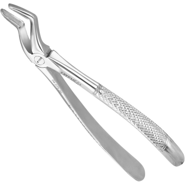 Щипцы для удаления зубов с разрушенным корнем широкие ЭУРМЕД 04-075-00