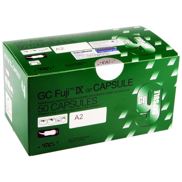 Фуджи 9 (Fuji IX GP Capsule) A2 цемент химического отверждения 50х0.14мл GC