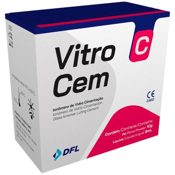 Витро Цем (Vitro Cem) цемент для постоянной фиксации 10г 8мл DFL 50225