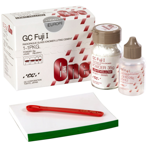 Фуджи 1 (Fuji I) цемент для фиксации 35г 25мл GC - популярный товар