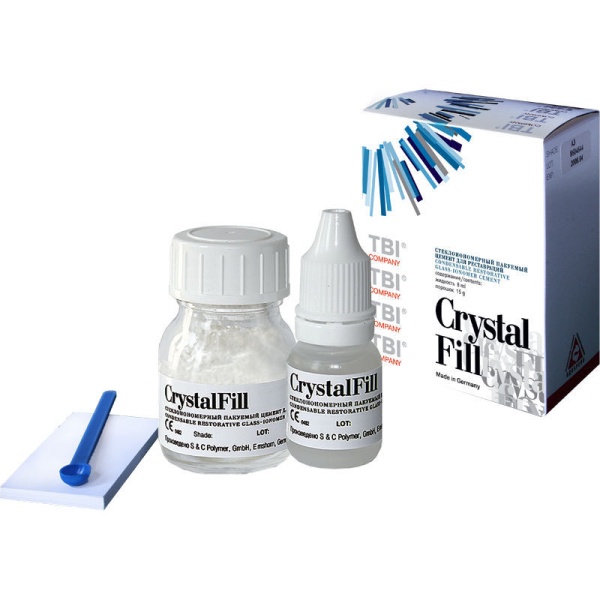 КристалФил (CrystalFill) цемент для фиксации 15г 8мл TBI