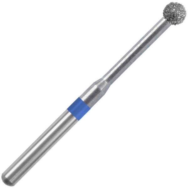 Бор алмазный SS White FG 801SL-021 шар хирургический 2.1мм синий турбинный