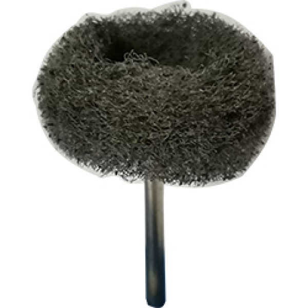 «Крацовка сатиновая (скотч-брайт) Hatho н/д Ф25 средняя серая 00234» - фото товара №1