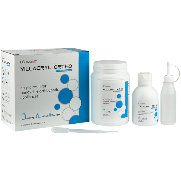 Виллакрил Орто (Villacryl Ortho) для изготовления съёмных ортодонтических аппаратов Everall7