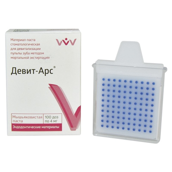 Девит-Арс мышьяковистая паста в унидозах 100х4мг ВладМиВа