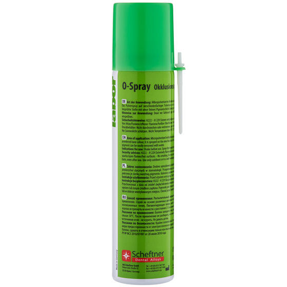 Окклюзионный спрей Scheftner O-Spray зеленый 75мл