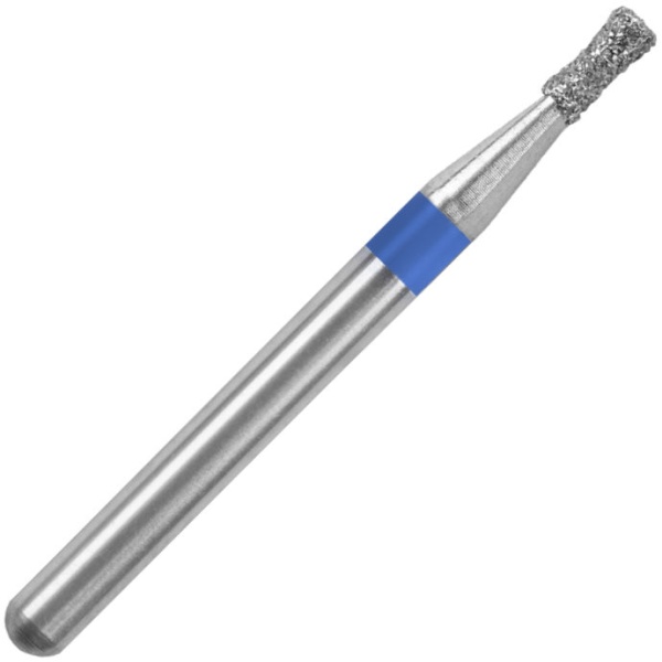 Бор алмазный SS White FG 806-012 конус обратный двойной 1.2мм синий турбинный