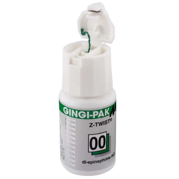 Нить ретракционная Gingi Pak №00 с пропиткой эпинефрином 274см