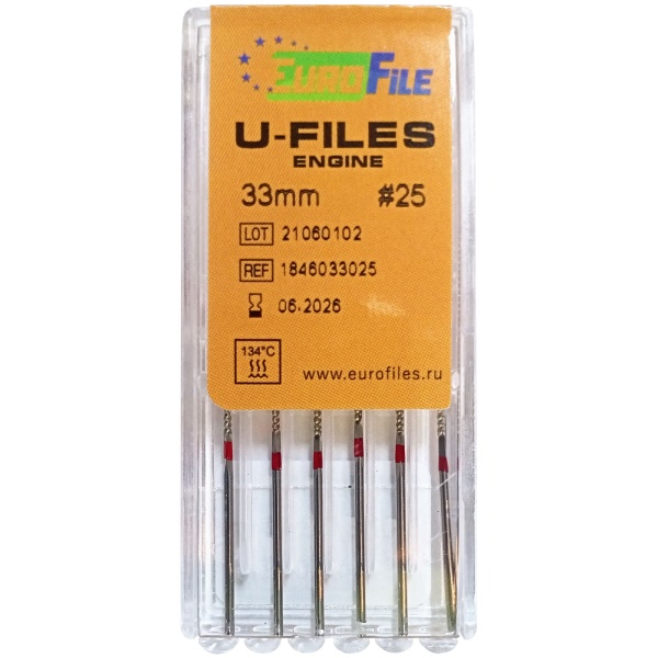 Ультразвуковые файлы EuroFile U-Files №25 6шт