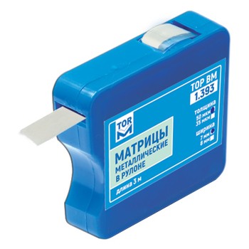 Фото товара «Матрицы в рулоне металлические квадратная упаковка 3м ТОР ВМ» - фото товара №1