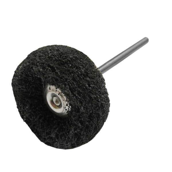 «Крацовка сатиновая (скотч-брайт) Hatho н/д Ф25 средняя черная 8139» - фото товара №1