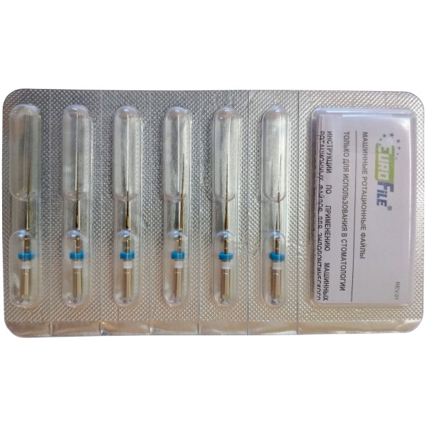 Каналорасширители угловые EuroFile Multitaper Files Gold