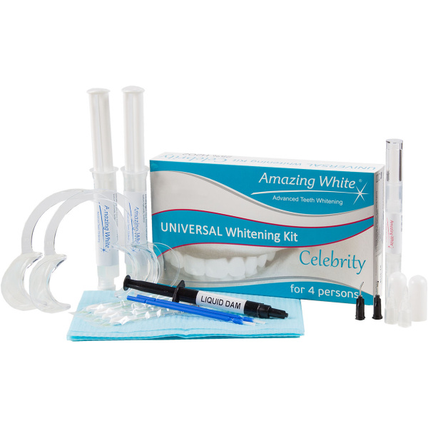 Amazing White Universal Whitening Kit Celebrity EXTRA 37% набор для клинического отбеливания зубов