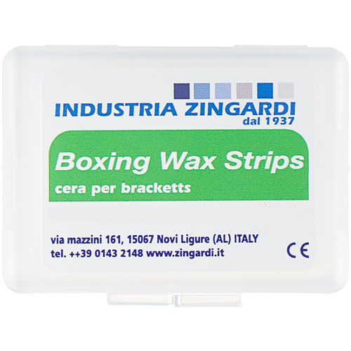 Воск ортодонтический Boxing Wax Strips в полосках 7шт Industria Zingardi 71093