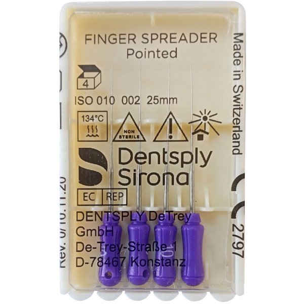 Фингер спредер Dentsply Finger Spreader №10 25мм 4шт