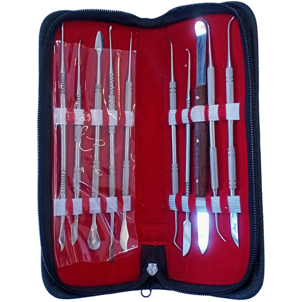 Набор инструментов для зубного техника 10шт №3.103