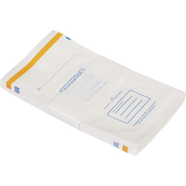 Пакеты для стерилизации Клинипак бумажные белые 150х280мм 100шт