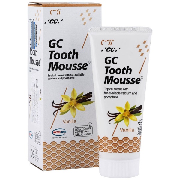 Тус Мус (Tooth Mousse) ваниль реминерализирующий гель 40г GC
