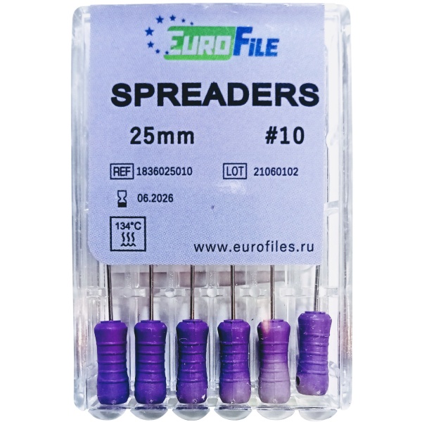 Фингер спредер EuroFile Spreaders №10 25мм 6шт