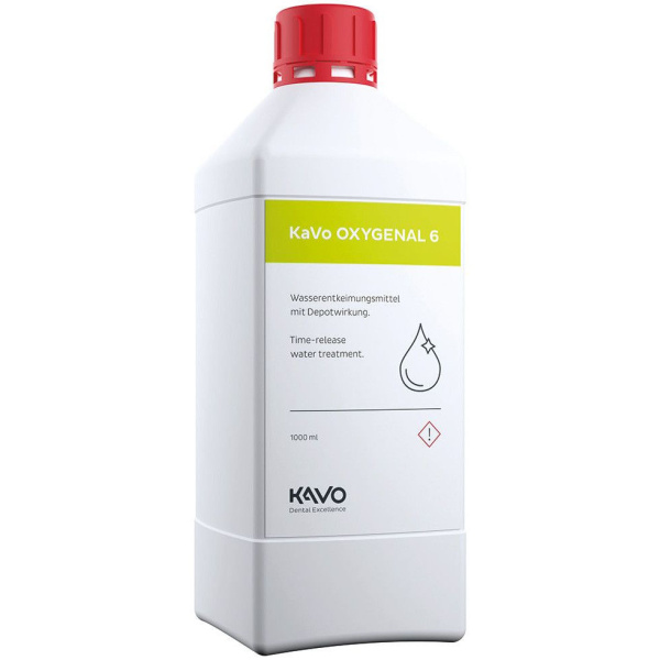 OXIGENAL 6 для предотвращения образования микроорганизмов в системах подачи воды 1л KaVo