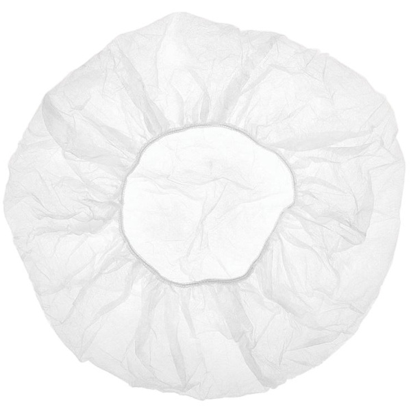 Шапочка Берет белая 125шт ГЕКСА