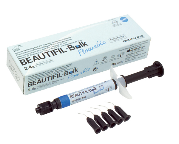 Предлагаем купить Реставрационный текучий маловязкий материал Beautifil-Bulk Flow (Бьютифил Балк Флоу), шприц 2.4г, Shofu