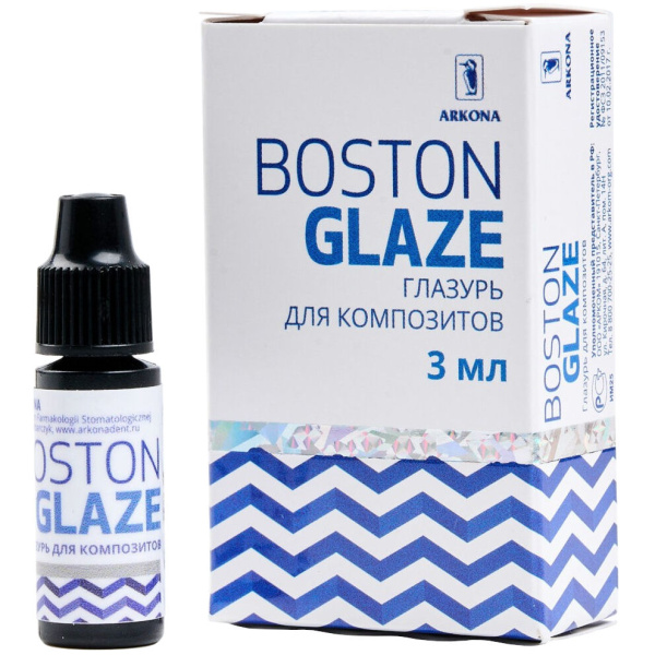 Бостон Глейз (Boston Glaze) глазурь для композитов 3мл ARKONA