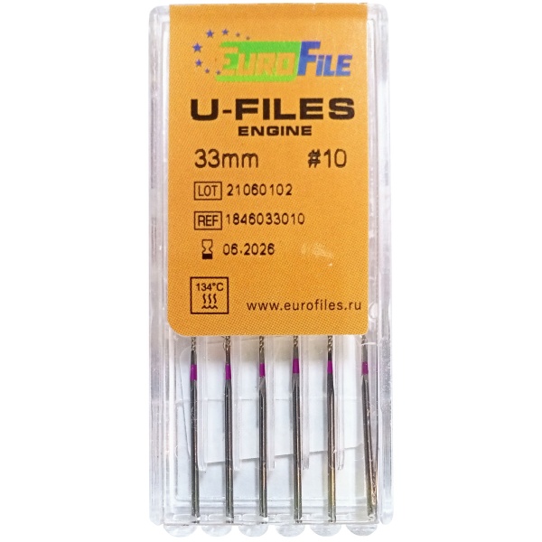 Ультразвуковые файлы EuroFile U-Files №10 6шт