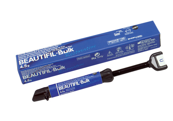 Предлагаем купить Реставрационный светоотверждаемый материал BEAUTIFIL Bulk Restorative (Бьютифил Балк Ресторатив), шприц 4,5г, Shofu