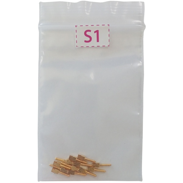 Штифты внутриканальные позолоченные Форма ШВП S1 12шт