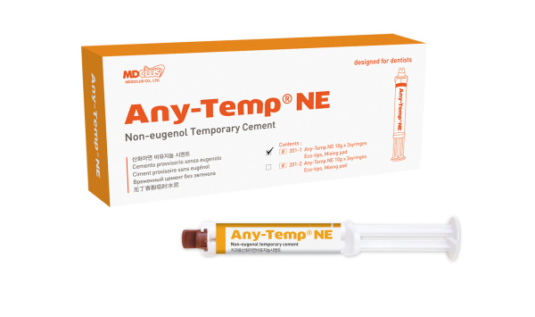 «Цемент для временной фиксации коронок Эни-Темп НЕ (Any-Temp NE) 2шпр.х10г, MEDICLUS (арт.201-1)» - фото товара №1