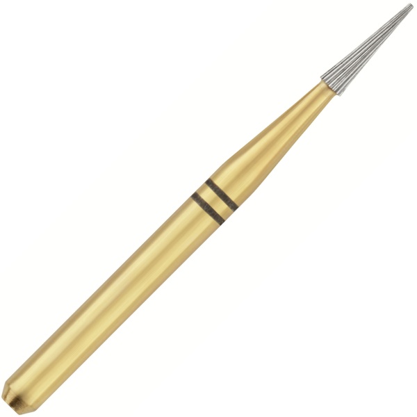 Фото товара «Бор твердосплавный SS White SE/20 конус безопасный турбинный 20 граней» №1