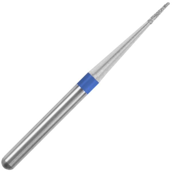 Бор алмазный SS White FG 467-005 конус игла 0.5х3мм синий турбинный