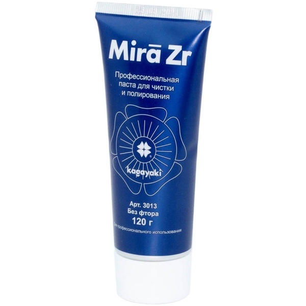 Мира (Mira Zr) паста для чистки и полировки без фтора 120г Kagayaki