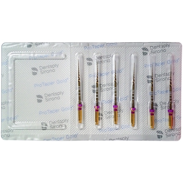 Фото товара «Каналорасширители угловые Dentsply ProTaper Gold 6шт» - фото товара №1