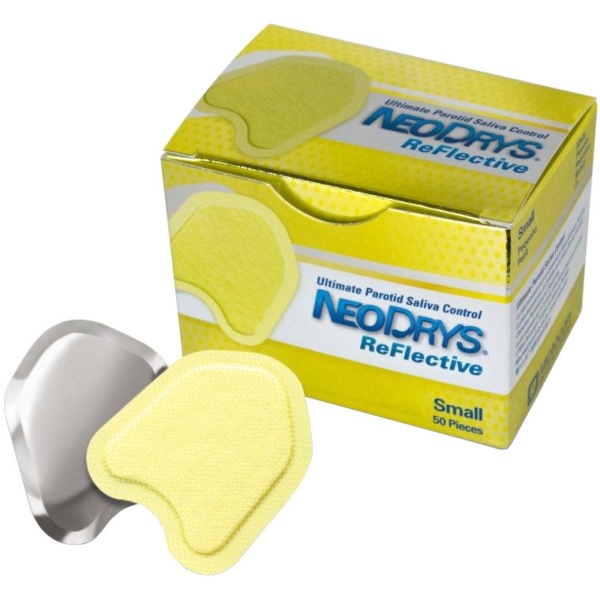 Прокладки абсорбирующие НеоДрайс (NeoDrys) зеркальные S желтые 50шт Microcopy