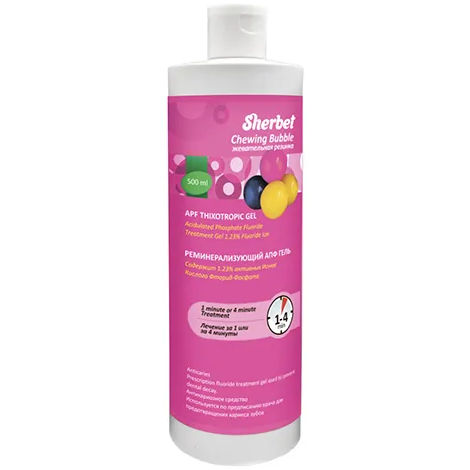 АПФ Гель (APF Gel) фторирующий жевательная резинка 500мл Sherbet 56-10001