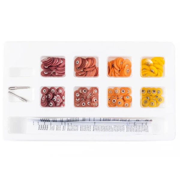 Диски полировочные RoundFlex T ассорти 240шт Kagayaki 9203