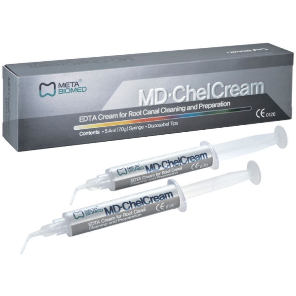 МД-ЧилКрим (MD-ChelCream) гель для расширения и промывания корневых каналов 2х7г Meta Biomed