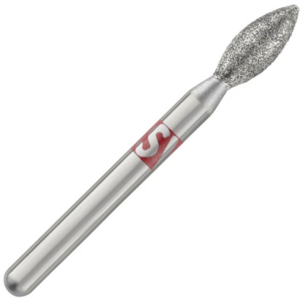 Бор алмазный SS White FG F 868-018 бутон 1.8х5мм красный турбинный