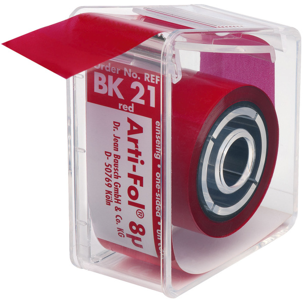 Артикуляционная фольга Bausch Arti-Fol BK 21 красная односторонняя 8мкм 22мм х 20м