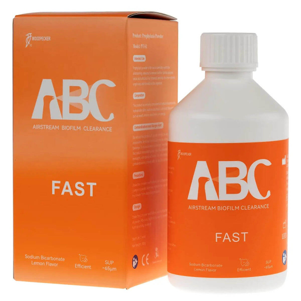 Air-Flow PT-S1 Fast лимон на основе бикарбоната натрия порошок 40мкм 300г Woodpecker