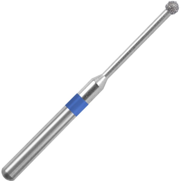 Бор алмазный SS White FG 801SL-014 шар хирургический 1.4мм синий турбинный