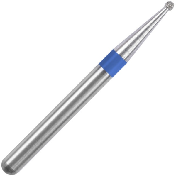 Бор алмазный SS White FG 801-008 шар 0.8мм синий турбинный