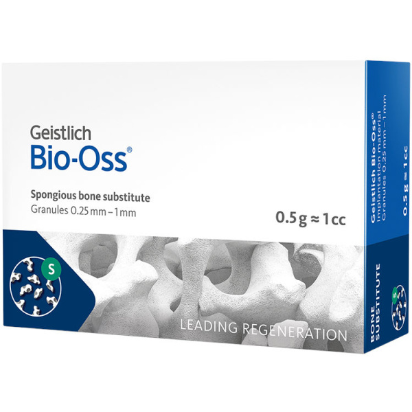 Био-Oсс (Bio-Oss) гранулы 0.25-1мм натуральный костнозамещающий материал 0.5г Geistlich