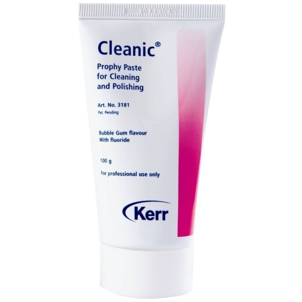 Cleanic Bubble Gum жевательная резинка полировочная паста с фтором 100г Kerr 3381