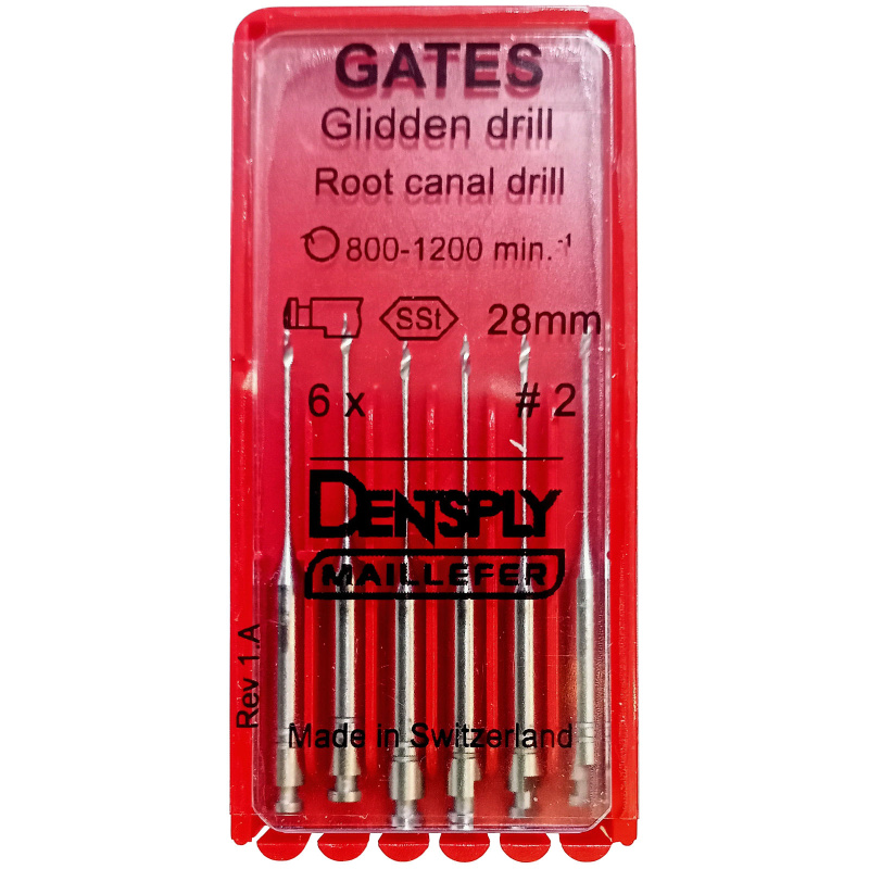 Расширитель устья Гейтс Dentsply Gates Glidden №2 28мм 6шт