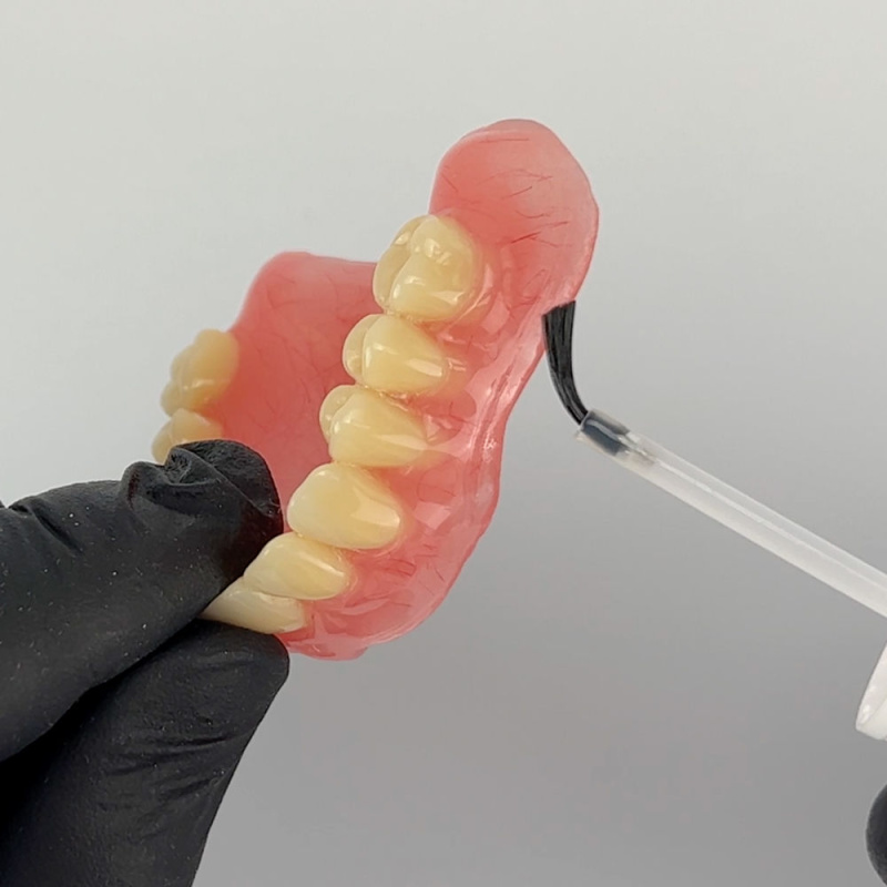 Виллакрил СОФТ (Villacryl SOFT) пластмасса для мягкой перебазировки 60г 40мл 10мл Everall7